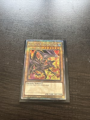 Red-Eyes Black Dragon (8th Art) (Quarter Century Secret Rare) RA04-EN109 1st Edi-image