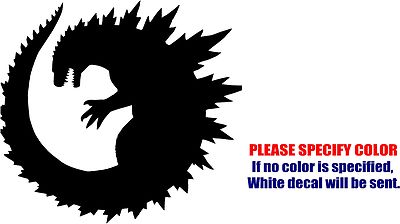Godzilla Monster Decal Sticker JDM Funny Vinyl Car Window Bumper Truck Laptop 6