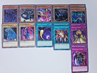 Yugioh Speed Duel GX: Duelists of Shadows SGX3- Dragons Set 1st Edition-image