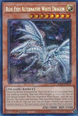 Blue-Eyes Alternative White Dragon - 1st Edition Secret Rare NM - Free Holo-image