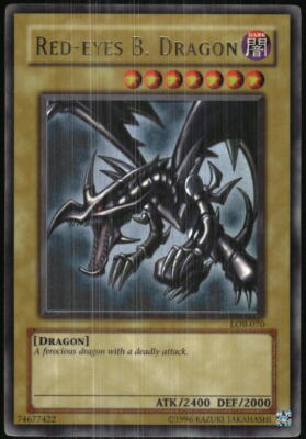 Yu-Gi-Oh! - Legends of Blue Eyes White Dragon Red-Eyes B. Dragon 2002 LOB-070-image