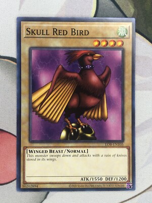 Yu-Gi-Oh! TCG Skull Red Bird Legend of Blue Eyes White Dragon 25th LOB-EN105-image