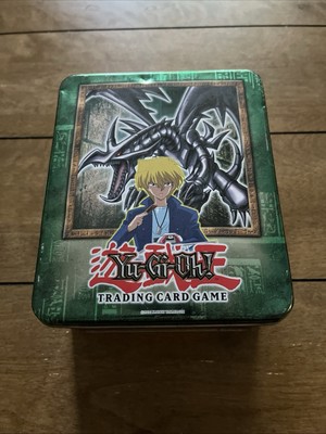 Yu-Gi-Oh! Vintage Empty Red Eyes Black Dragon Joey Metal Tin 2002 Original -image