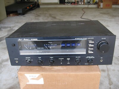 Fisher CA-880 Integrated Stereo Amplifier Phono Vintage Untested Sold as is.-image