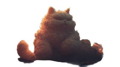 Cloud Cat Godzilla Vinyl Car Decal Sticker – Waterproof & UV-Resistant-image