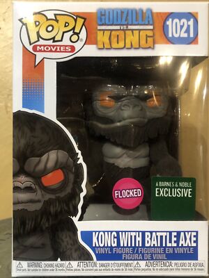 Funko POP! Godzilla Vs Kong- With A Battle Axe Flocked Exclusive Sticker #1021-image