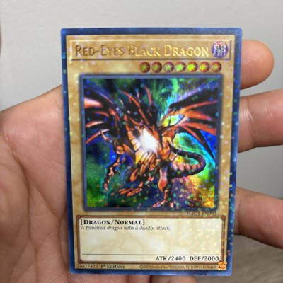 Yugioh x1 Red-Eyes Black Dragon Duel Terminal Ultra Rare HAC1-EN003 MINT-image