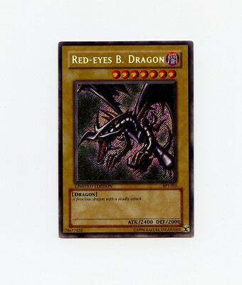Red-Eyes B. Dragon BPT-005 Limited Edition Secret Rare Yu-Gi-Oh CCG-image