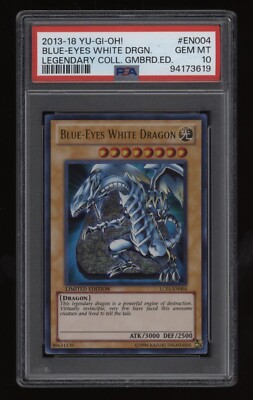 2013 YU-GI-OH! Blue-Eyes White Dragon Limited PSA 10 Legendary Collection #EN004-image