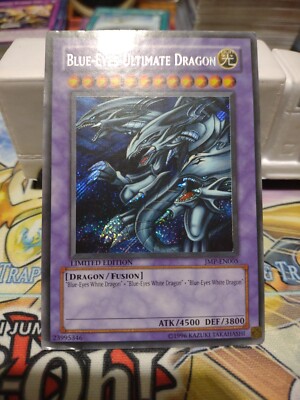 Yu-Gi-Oh card Blue Eyes Ultimate Dragon JUMP-EN005 Secret Rare collectible cards-image