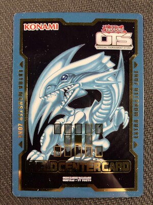 Yugioh Blue-Eyes White Dragon OTS Field Center Card Official Promo NM-image