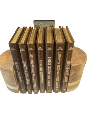 Louis L'Amour Collectors edition leather books-image