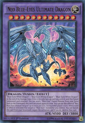 Yu-Gi-Oh! MVP1 Neo Blue-Eyes Ultimate Dragon #MVP1-EN001 1st Ed-image