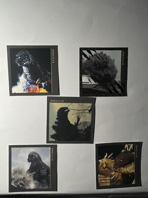 Godzilla-Sticker Collection-5 pieces per pack-2.04inch-Made in Japan- from Japan-image