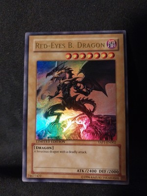 Yugioh Red-Eyes B. Dragon YAP1-EN002 Ultra Rare Limited Edition Anniversary-image