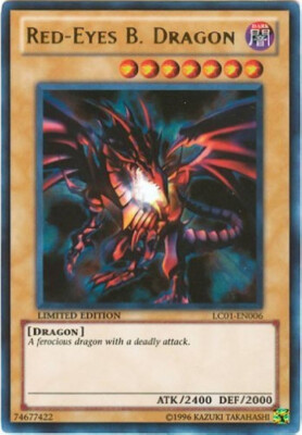 Red-Eyes B. Dragon LC01-EN006 Ultra Rare Limited Edition NM YuGiOh-image