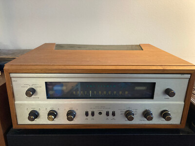 Fisher 500-C Vintage Tube Receiver/Stereo with Custom Wooden Case-image