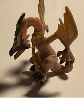 Vtg Yu-Gi-Oh Toy, Red Eyes Black Dragon Figure-image