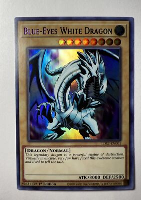 Yu-Gi-Oh! Blue Eyes White Dragon LDS2-EN001 Ultra Rare (Purple) NM-image