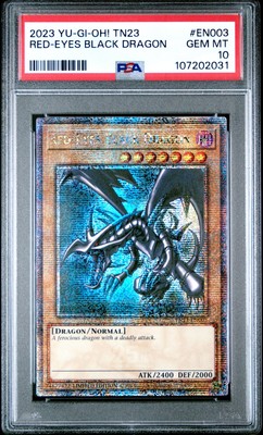 PSA 10 Red Eyes Black Dragon #EN003 Yu-Gi-Oh! 25th Anniversary Tin: Dueling Hero-image