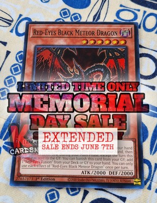 Red-Eyes Black Meteor Dragon • 1st Edition • Super Rare • Duelist Nexus (2023)-image