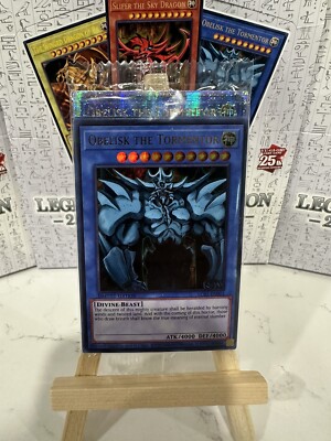 Yugioh! 25th Anniversary SEALED PACK: Obelisk the Tormentor QUARTER CENTURY RARE-image