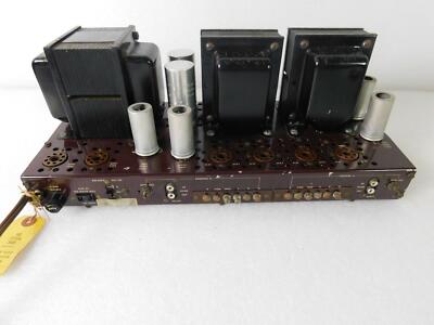 vintage valve amp Fisher  SA300 power amp  with mullard el34 tubes 115v-image