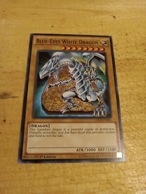 BLUE-EYES WHITE DRAGON LDK2-ENK01 1st EDITION YUGIOH TCG NM-image