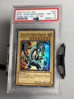 Blue Eyes White Dragon 1st Edition SKE-001 Yugioh PSA 8 Starter Deck Kaiba 🎇-image