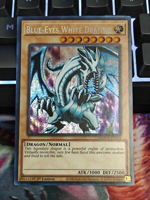 2022 YU-GI-OH! Blue-Eyes White Dragon (Secret Pharaoh's Rare) MAMA-EN104-image