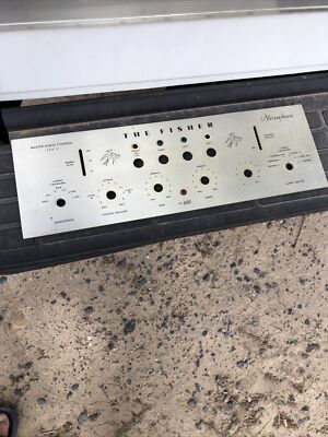 The Fisher Model 400C  Vacuum Tube Stereo Preamplifier   FACEPLATE-image