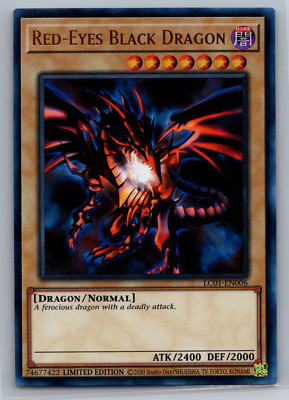 Yugioh Red-Eyes B. Dragon LC01-EN006 Ultra Rare Limited Edition NM 002-image