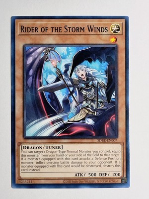 2013 Yu-Gi-Oh Saga of Blue-Eyes White Dragon 1st Ed #7 Rider of the Storm Winds-image
