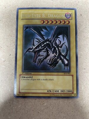 Red-Eyes B. Dragon Sdj-001 NM 1st Edition-image
