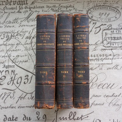 Liebig's Organic Chemistry Traite De Chimie Organique French 3 Vol Set 1840 Rare-image