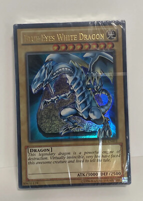 Yu-Gi-Oh Blue eyes White Dragon 89631139 Rare ATK/3000 DEF/2500 1996 Kazuki/READ-image
