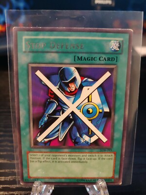 Yu-Gi-Oh! TCG Stop Defense Legend of Blue Eyes White Dragon LOB-095 Unlimited-image