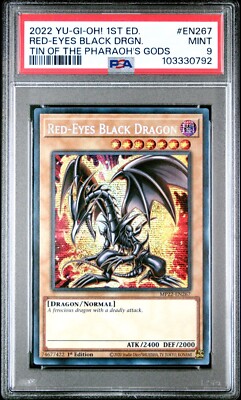 Red-Eyes Black Dragon - PSA 9 - MP22-EN267 - Prismatic Secret Rare - Yugioh-image