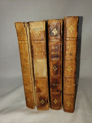 1897 4 Vol. Set Gil Blas of Santillane by Le Sage - Numbered Edition 155 of 1000-image