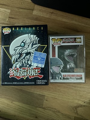 Blue Eyes White Dragon Silver Funko Pop 389 Box Lunch Exclusive Large T-shirt-image