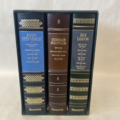 AMERICAN CLASSICS COLLECTION (3 VOLUMES) By Steinbeck Melville London-image