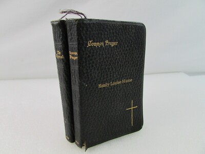 1889-08 THE HYMNAL & BOOK OF COMMON PRAYER Set Of 2,Protestant Episcopal Church-image