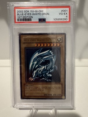 Yu-Gi-Oh! Blue-Eyes White Dragon Starter Deck Kaiba 1st Edition SDK-001 PSA 4-image