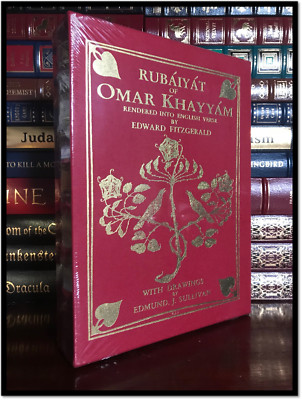 The Rubaiyat Of Omar Khayyam Edward Fitzgerald Sealed Easton Press Leather Bound-image