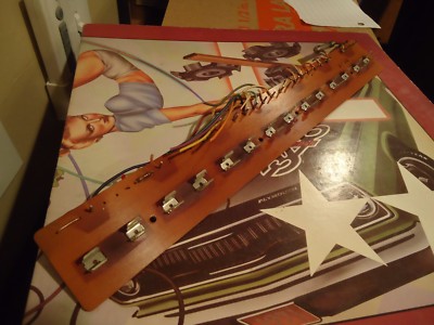 Fisher RS-1080 Stereo Receiver Parting Out Dial Lamp Assembly + Board-image