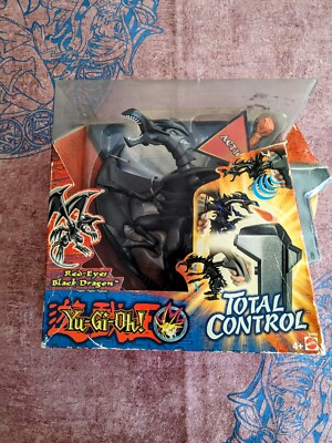 Sealed Vintage 2003 Mattel Yu-Gi-Oh! Total Control Red-Eyes Black Dragon Figure -image