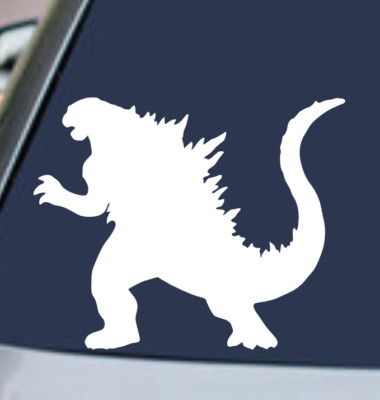 GODZILLA KAIJU Vinyl Decal Sticker Car Rear Window Bumper MOVIE LIZARD CREATURE-image