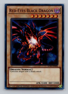 Red-Eyes B. Dragon LC01-EN006 Ultra Rare Yugioh TCG Legendary Collection-image