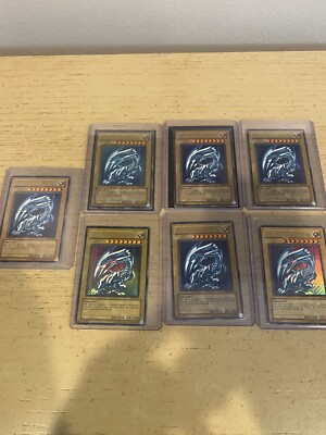 1ST EDITION & LOT OF 6 SDK-001 Starter Deck: Kaiba Blue-Eyes White Dragon-image