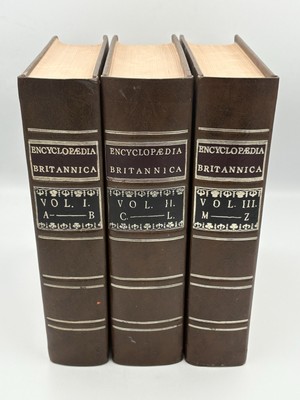 Encyclopedia Britannica First Edition 1771 3 Volume Facsimile Replica Set-image